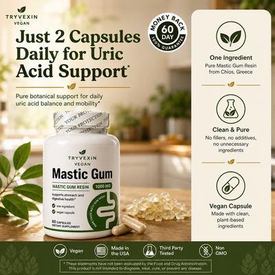 TRYVEXIN mastic gum extract