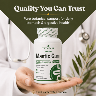 TRYVEXIN mastic gum extract