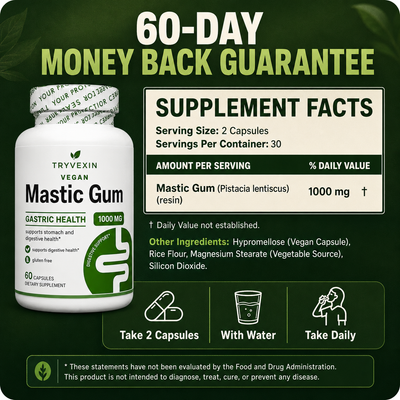 TRYVEXIN mastic gum extract